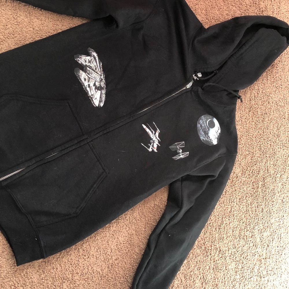 Adult small star wars hoodie